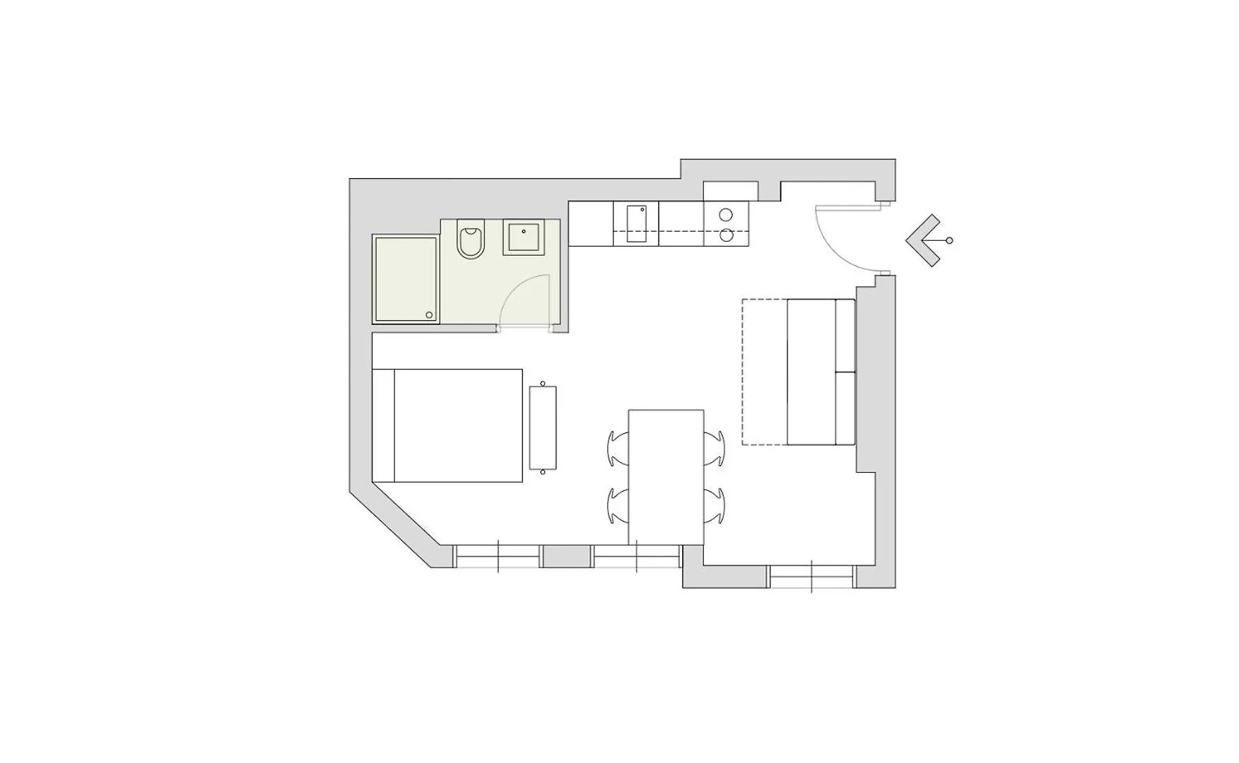 Mooeve Friedrichs Studios ベルリン アパート